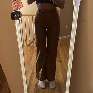 Cotton on pleather pants!